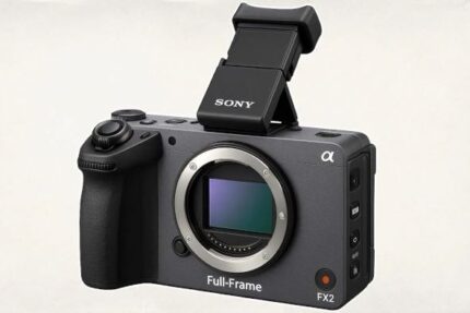 Appareil photo hybride Sony Cinema Line FX2 Boîtier nu Gris et Noir avec poignée XLR