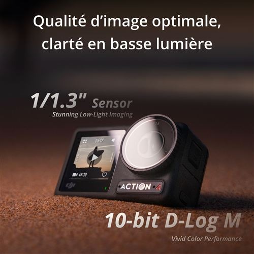 Caméra sport DJI Osmo Action 4 Standard Combo Noir – Image 4