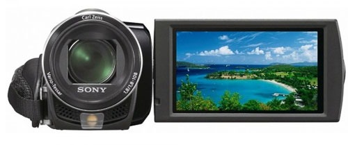 Sony Handycam DCR-SX65E - caméscope - Carl Zeiss - stockage : carte Flash – Image 3