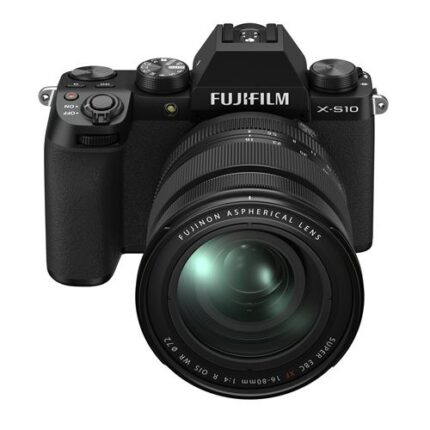 Découvrez le Fujifilm X-S10 Noir avec objectif XF 16-80 mm f/4 OIS WR. Hybride 26,1 MP, vidéo 4K, stabilisation 5 axes et polyvalence exceptionnelle. Commandez dès maintenant !