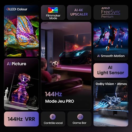 TV Hisense QLED 100E7Q Pro 253 cm 2025 – Image 6