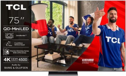 TV TCL QD-Mini LED 75C89K 75 pouces 4K UHD Smart TV