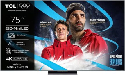 TV TCL QD-Mini LED 75C9K 75 pouces 4K UHD Smart TV